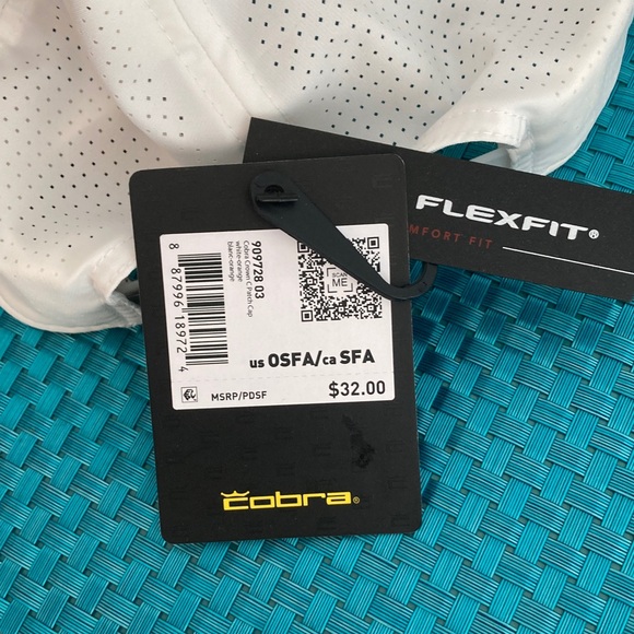 Cobra Crown C Patch White/Rickie Orange Headwear Men Fits All - Picture 7 of 13